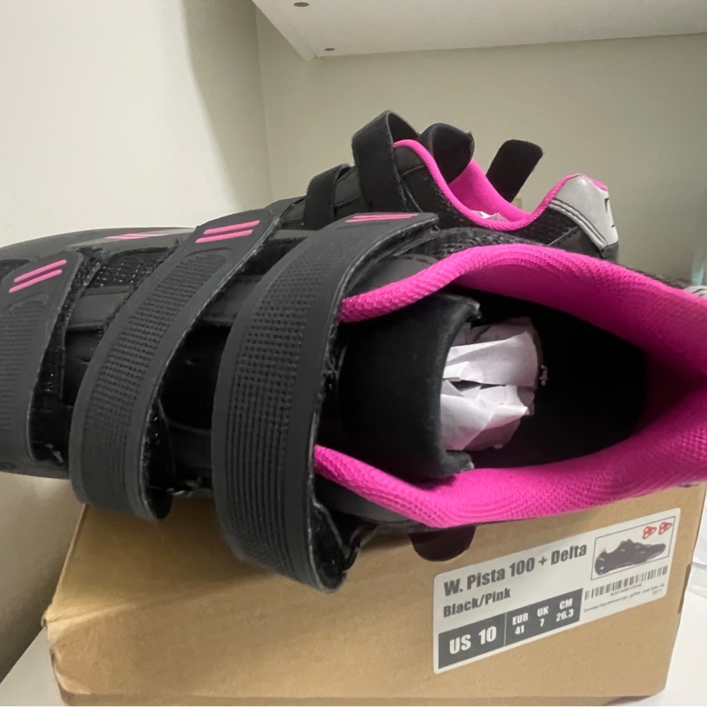 Tommaso Women's Black and Pink Peloton Athletic Shoes - Picture 3 of 11